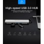 Vention - All in One USB-C C Type USB C To RJ45/HDMI/Audio 3.5mm/USB 3.0 /USB-C/TF/SD Female Adapter - USB adapters - V053