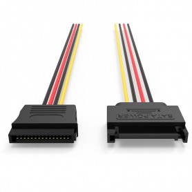Vention - 15-Pin Male to Female SATA hard disc cable power supply extension - Molex and Sata Cables - V080