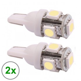 Oem, 2 Pieces T10 5 SMD LED Car License Plate Light Bulbs, Car lightning, AL692
