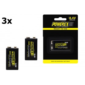 POWEREX - Powerex Precharged 8.4V 300mAh Rechargeable - Other formats - NK275-CB
