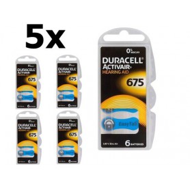 Duracell - Duracell ActivAir 675 MF Hg 0% Hearing Aid Battery 650mAh 1.45V - Hearing batteries - BS258-CB