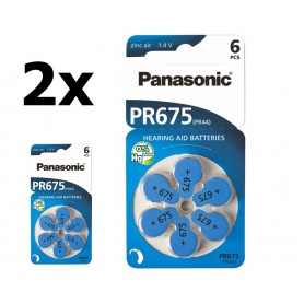 Panasonic - Panasonic 675 / PR675 / PR44 Hearing Aid Battery - Hearing batteries - BL260-CB
