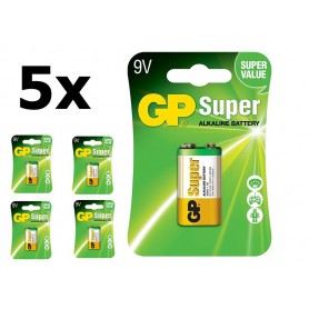 GP - GP Super Alkaline 6LR61/9V battery BL185 - Other formats - BS265-CB