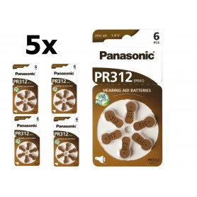 Panasonic - Panasonic 312 / PR312 / PR41 Hearing Aid Battery - Hearing batteries - BL247-CB
