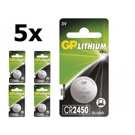 GP - GP CR2450, DL2450, ECR2450 3V Lithium button cell battery - Button cells - BS304-CB