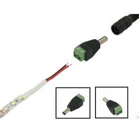 Oem - DC Out Male Socket to Wire Connector - LED connectors - DCC23-CB