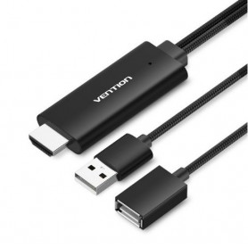 Vention, USB to HDMI Converter Adapter Cable VENTION PREMIUM, Samsung data cables , V036-CB