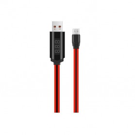 HOCO - HOCO USB to Micro-USB Charging cable with LED display and Timer - USB to Micro USB cables - H61148-CB