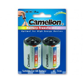 Camelion, Camelion AA R6 to D Mono R20 Aluminium Adapter, Battery accessories, BS341-CB