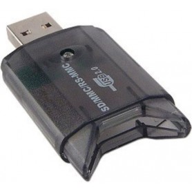 Oem, New USB 2.0 MMC SD SDHC Memory Card Reader-Writer, SD and USB Memory, AL210-CB