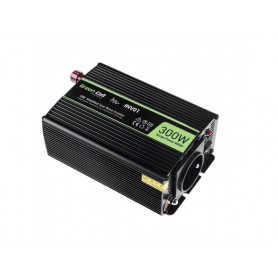 Green Cell - 300W DC 12V to AC 230V with USB Current Inverter Converter - Battery inverters - GC001