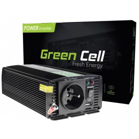 Green Cell, 1000W DC 24V to AC 230V with USB Current Inverter Converter, Battery inverters, GC004