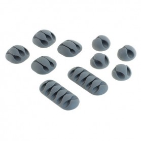 OTB, Adhesive cable holder (cable clips) 10 pieces, Various computer accessories, ON4999-CB