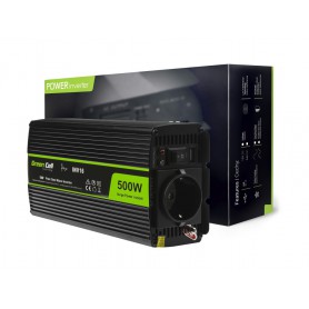Green Cell - 1000W DC 12V to AC 230V with USB Current Inverter Converter - Pure/Full Sine Wave - Battery inverters - GC037