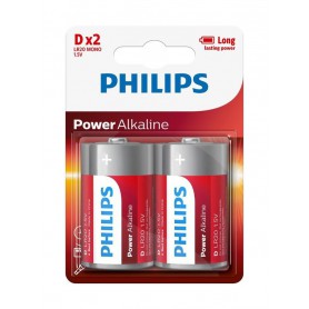 PHILIPS - Philips Power D/LR20 Alkaline - Size C D 4.5V XL - BS048-CB