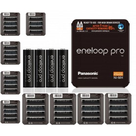 Eneloop - Panasonic eneloop PRO Sliding AA R6 2550mAh 1.2V Rechargeable Battery - Size AA - NK437-CB