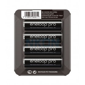 Eneloop - Panasonic eneloop PRO Sliding AA R6 2550mAh 1.2V Rechargeable Battery - Size AA - NK437-CB