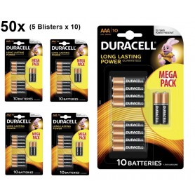 Duracell - 10-Pack Duracell LR03 / AAA / R03 / MN 2400 1.5V alkaline battery - Size AAA - BS134-CB