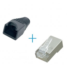 Oem, RJ45 Connector Set - plugs and boots, Network adapters, YNK301-CB