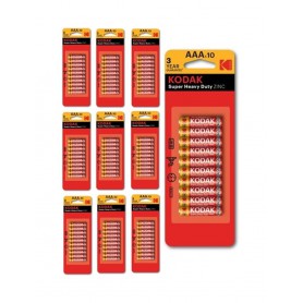 Kodak - Kodak AAA/LR03 ZINC Super Heavy Duty alkaline 1.5V - Size AAA - BS421-CB