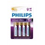PHILIPS, Philips Ultra FR6 AA 3.000 mAh 1.5 V Battery Lithium - 4-Pack, Size AA, BS428-CB