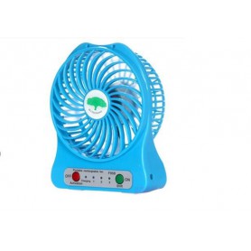 Oem, Portable rechargeable LED light fan with 18650 battery and charging cable, Computer gadgets, AL1092-CB