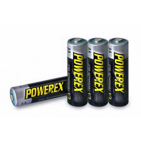 POWEREX - 4 x AA Maha Powerex Pro Rechargeable Batteries - 1.2V 2700mAh - Size AA - PW001