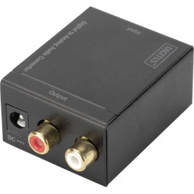 Oem - Digital to Analog Audio Converter box with with 5V EU power supply - Audio adapters - AL971