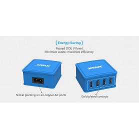 XTAR - Xtar network charger 4U 4x USB 5.4A 27W - Ac charger - NK470