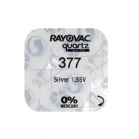 Rayovac 377 SR 626 SW 376 G4 zilveroxide batterij voor