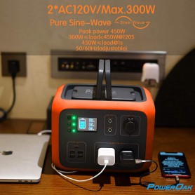 PowerOak - PowerOak PS6 500Wh solar AC/DC generator - Energy storage - EU-AC50S