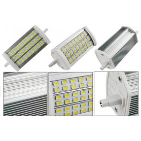 Oem - R7S 118mm 15W 48x SMD 5730 LED Lamp Cold White - Dimmable - Tube lamps - AL1095-CWD