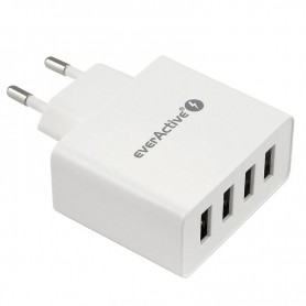 EverActive - EverActive 4xUSB 5V / 2.4A (5A max) AC charger - Ac charger - BL329