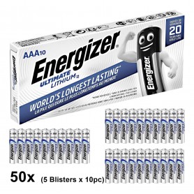 Energizer - AAA L92 Energizer Ultimate Lithium 1250mAh 1.5V - Size AAA - NK427-CB