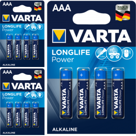 Varta - VARTA Longlife Power LR03 / AAA / R03 / MN 2400 1.5V alkaline battery - Size AAA - BS136-CB