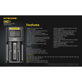 NITECORE - Nitecore UMS2 USB battery charger - Battery chargers - NK491
