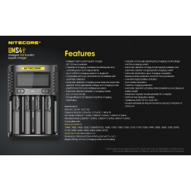 NITECORE - Nitecore UMS4 USB battery charger - Battery chargers - NK492