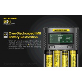 NITECORE - Nitecore UMS4 USB battery charger - Battery chargers - NK492