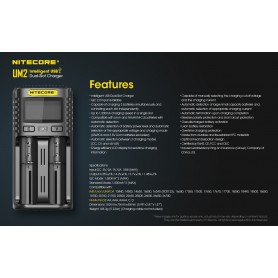 NITECORE, Nitecore UM2 USB battery charger, Battery chargers, NK493