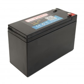 Enerpower - Enerpower 12.8V 8Ah - LiFePo4 F1 - 4.8mm (replacement of lead battery) - LiFePO4 battery - NK498