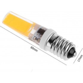 Oem, E14 9W COB LED Lamp - Dimmable, E14 LED, AL306-CB