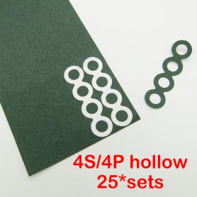 Oem, 18650 4S/4P Insulation paper Gasket Battery Pack Cell Insulating Glue Patch Insulation pads, Battery accessories, AL1097...