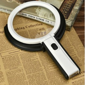 Oem - Dual-purpose Magnifying Table Lamp - Magnifier Glass Lens Loupe with 12x Power LED - Magnifiers microscopes - AL1101-00