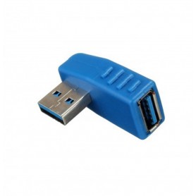 Oem, USB 3.0 Male to USB 3.0 Female Right Angle Adapter, USB adapters, AL1124-RIGHT