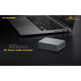 NITECORE - NITECORE UA55 5-Port USB HUB 5V 10A 50W - Ports and hubs - MF-UA55