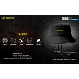NITECORE, Nitecore NDH20 Boonie Hat, Various computer accessories, MF-NDH20