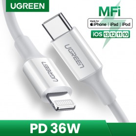 UGREEN - UGREEN MFi Lightning to USB C / USB-C / USB Type C Male - USB adapters - UG-60746-CB