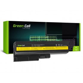 Green Cell, Green Cell 4400mAh battery compatible with Lenovo IBM ThinkPad T60 R500 SL500 W500 10.8V (11.1V), IBM laptop batt...