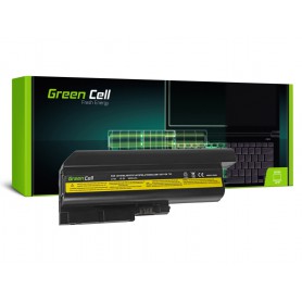 Green Cell, Green Cell 6600mAh (FAT) battery compatible with Lenovo IBM ThinkPad T60 R500 SL500 W500 10.8V (11.1V), IBM lapto...