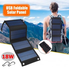 Oem, 18W 5V Mini Foldable USB Solar Panel Solar-Cell Charger, Solar Adventure, AL1138-18W